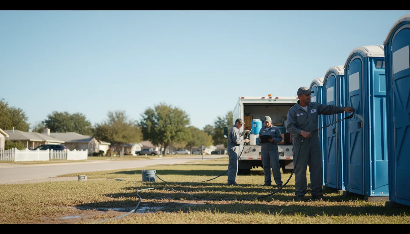 Long-Term Portable Toilet Rental in Bivins, TX near me